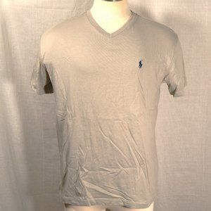 Men's Ralph Lauren Polo Tee-Shirt Size: Medium Beige/Tan
